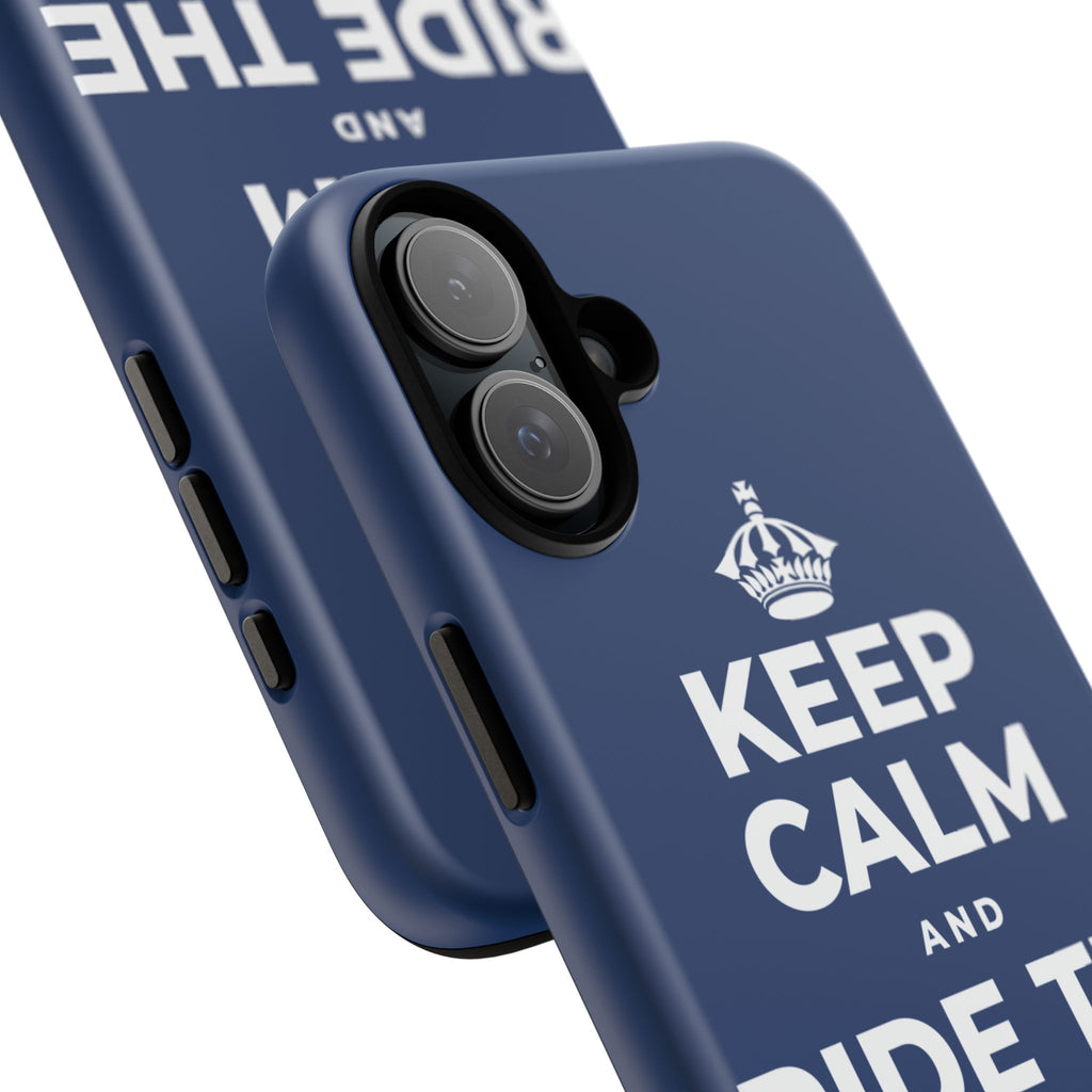 KEEP CALM AND RIDE THE GOOD WAVE Phone Case