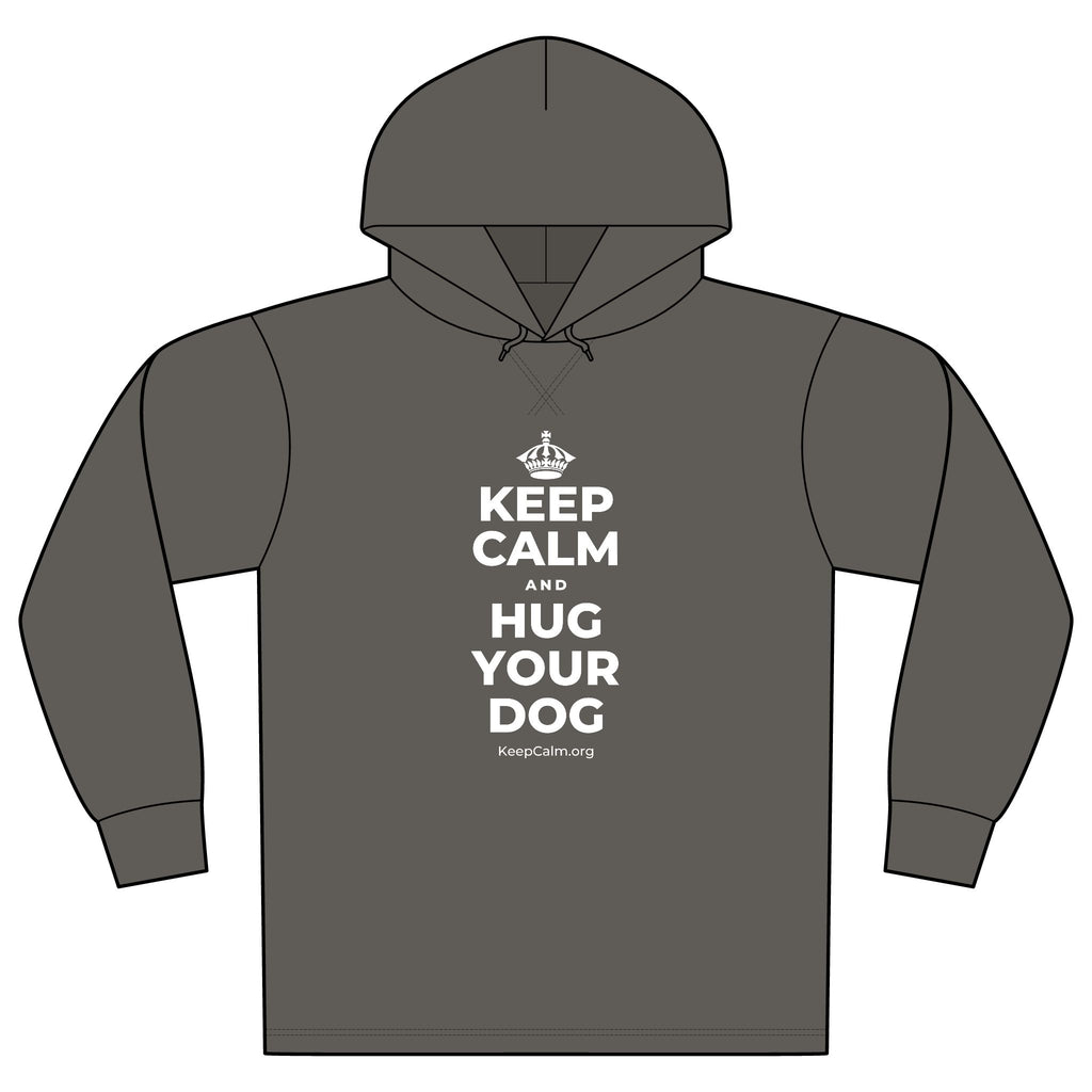 KEEP CALM AND HUG YOUR DOG Organic Hoodie Tee