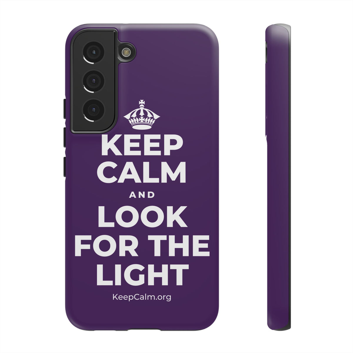 KEEP CALM AND LOOK FOR THE LIGHT Phone Case