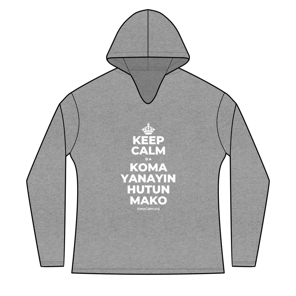 KEEP CALM DA KOMA YANAYIN HUTUN MAKO Women's Long Sleeve Hoodie
