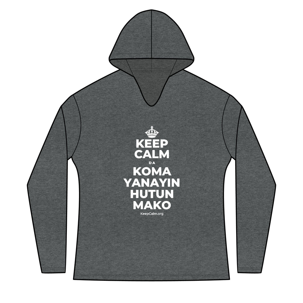 KEEP CALM DA KOMA YANAYIN HUTUN MAKO Women's Long Sleeve Hoodie