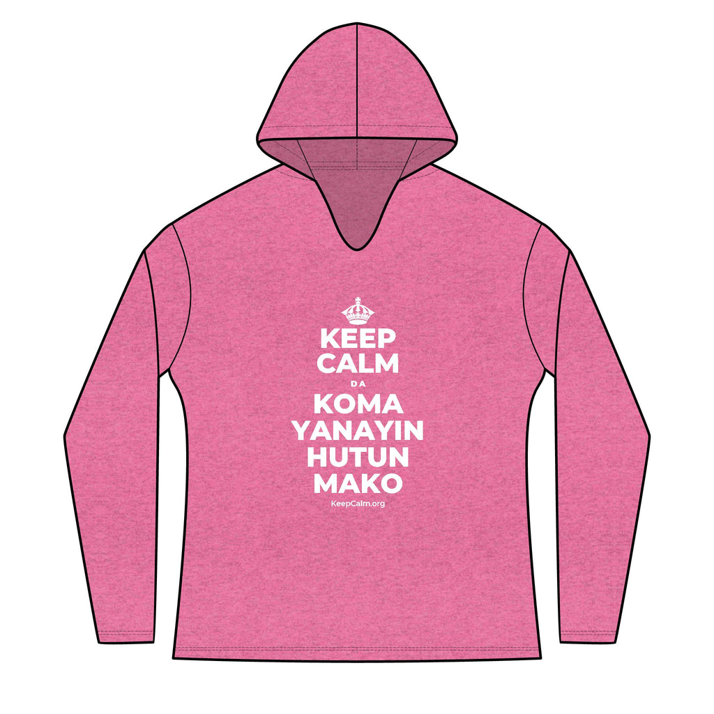 KEEP CALM DA KOMA YANAYIN HUTUN MAKO Women's Long Sleeve Hoodie