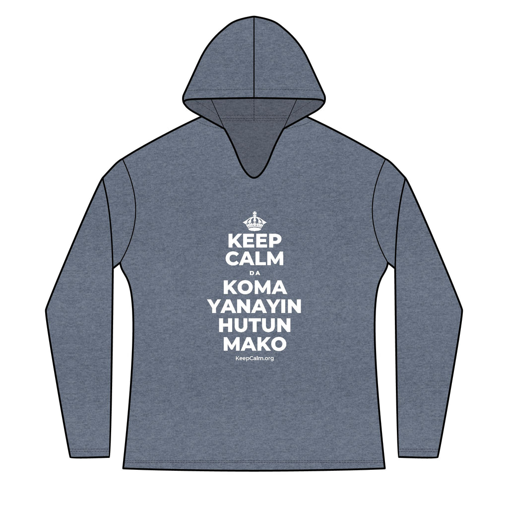 KEEP CALM DA KOMA YANAYIN HUTUN MAKO Women's Long Sleeve Hoodie