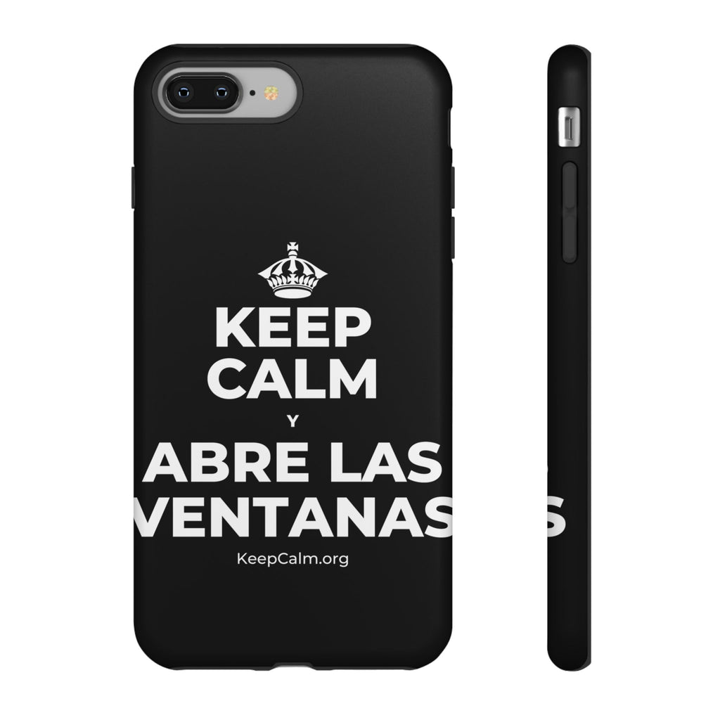 KEEP CALM Y ABRE LAS VENTANAS Phone Case