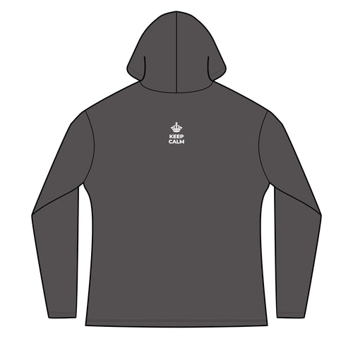 KEEP CALM A HOʻOPIHA I KOU KĪʻAHA ME KE ALOHA Women's Long Sleeve Hoodie