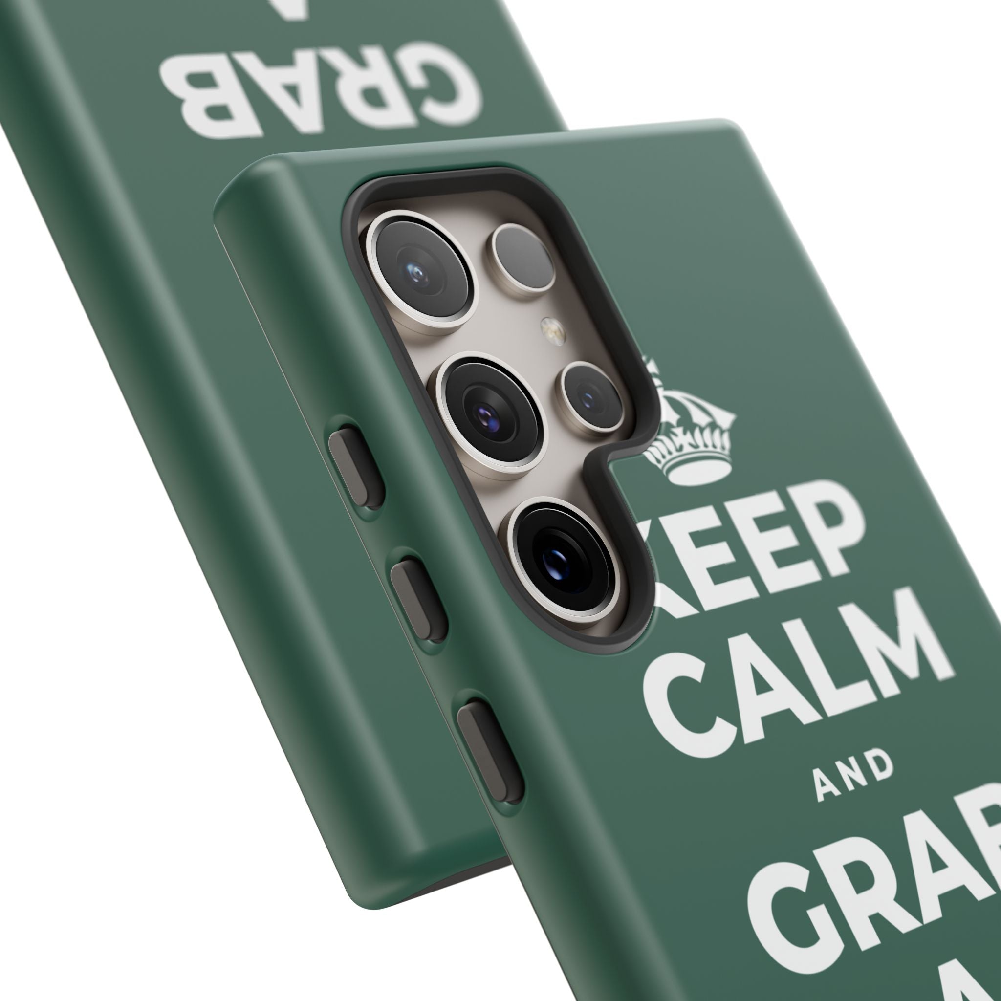 KEEP CALM AND GRAB A WARM DRINK Phone Case