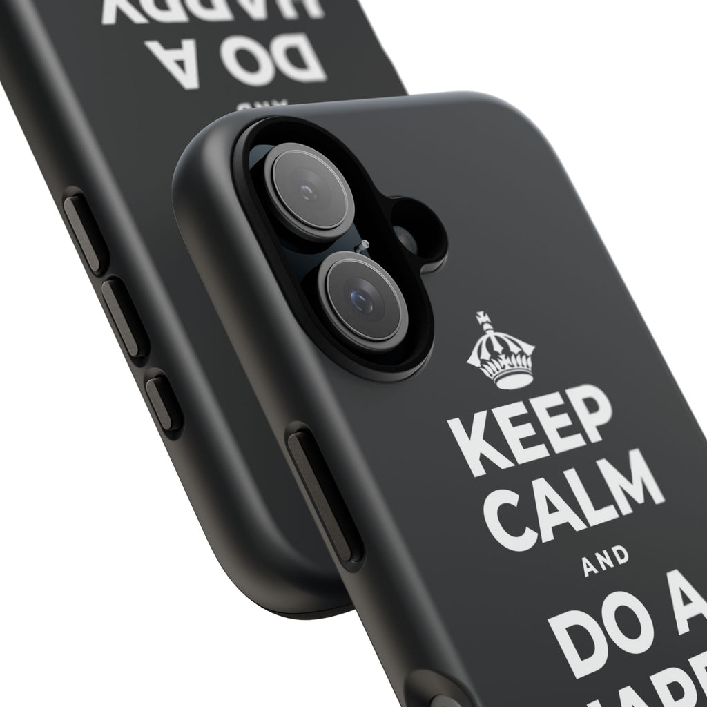 KEEP CALM AND DO A HAPPY LITTLE DANCE Phone Case (Dark)
