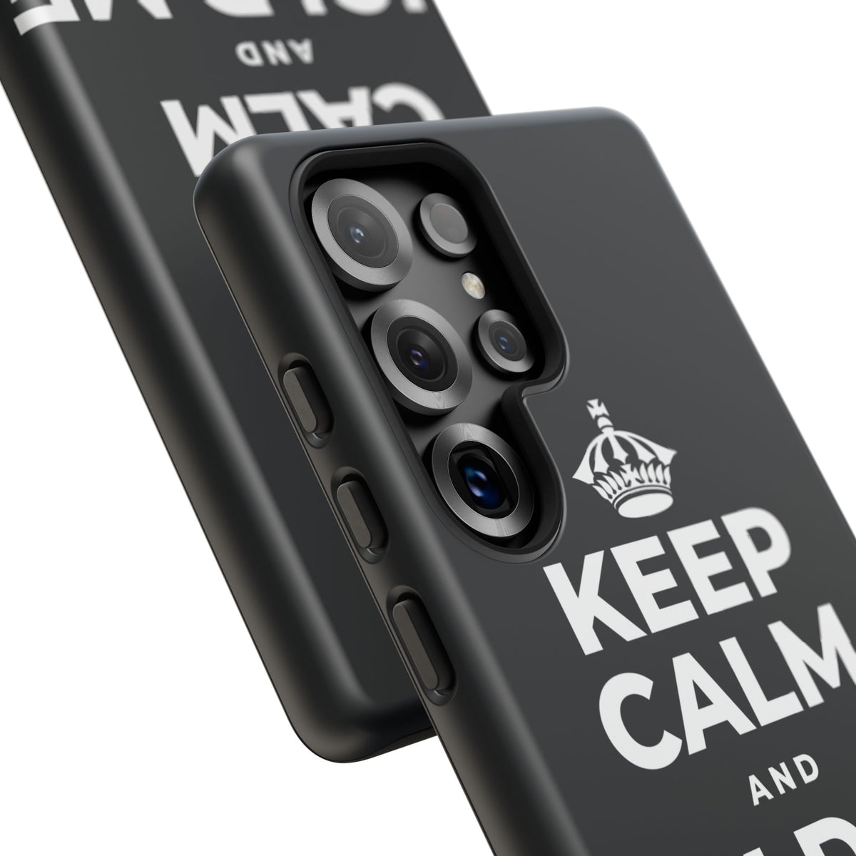 KEEP CALM AND HOLD ME CLOSE Phone Case (Dark)