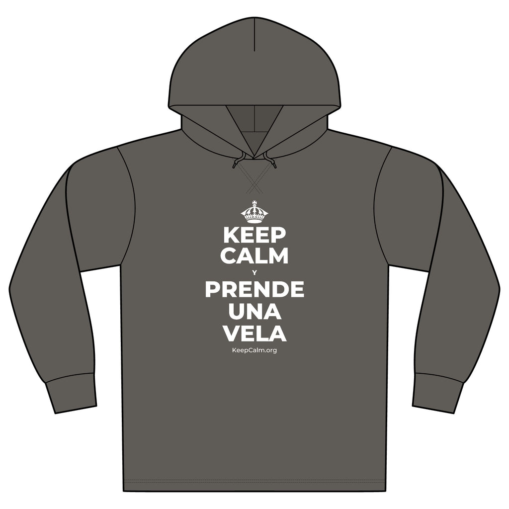 KEEP CALM Y PRENDE UNA VELA Organic Hoodie Tee