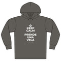 KEEP CALM Y PRENDE UNA VELA Organic Hoodie Tee