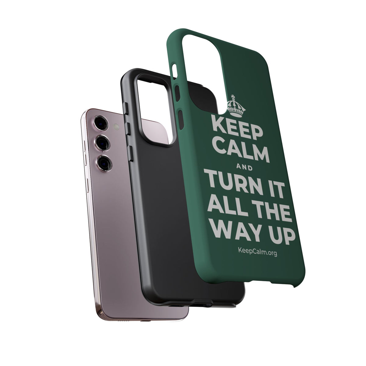 KEEP CALM AND TURN IT ALL THE WAY UP Phone Case