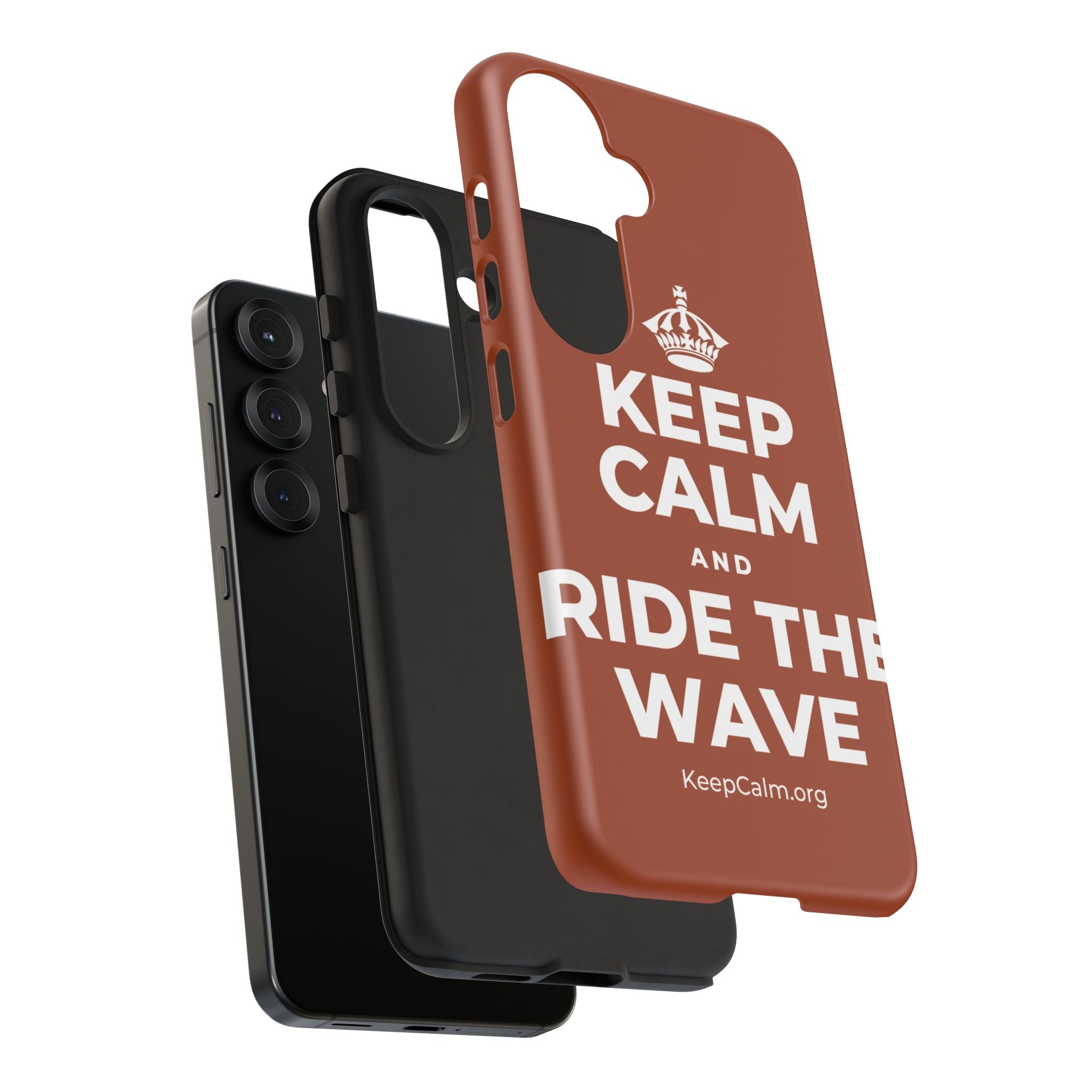 KEEP CALM AND RIDE THE WAVE Phone Case