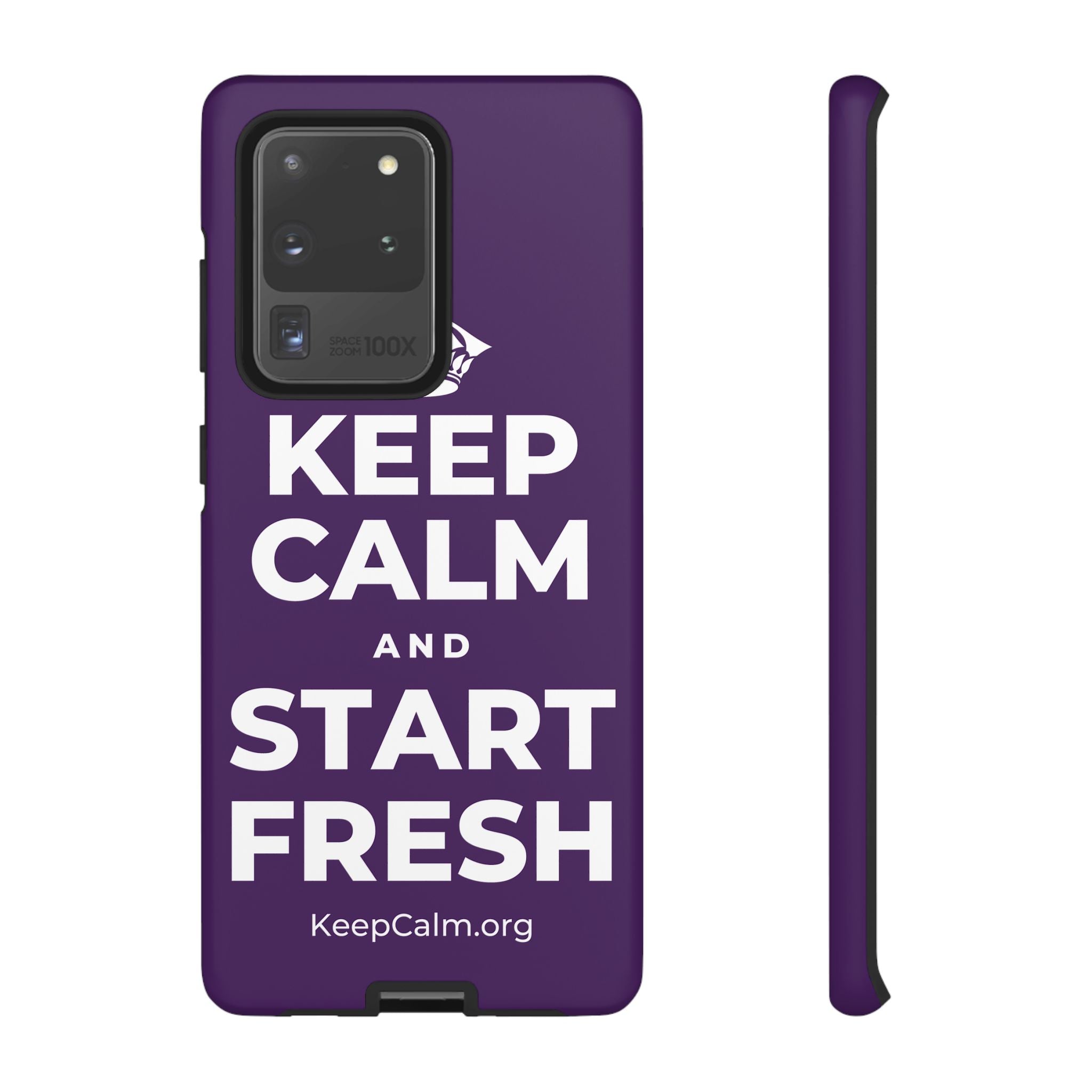 KEEP CALM AND START FRESH Phone Case