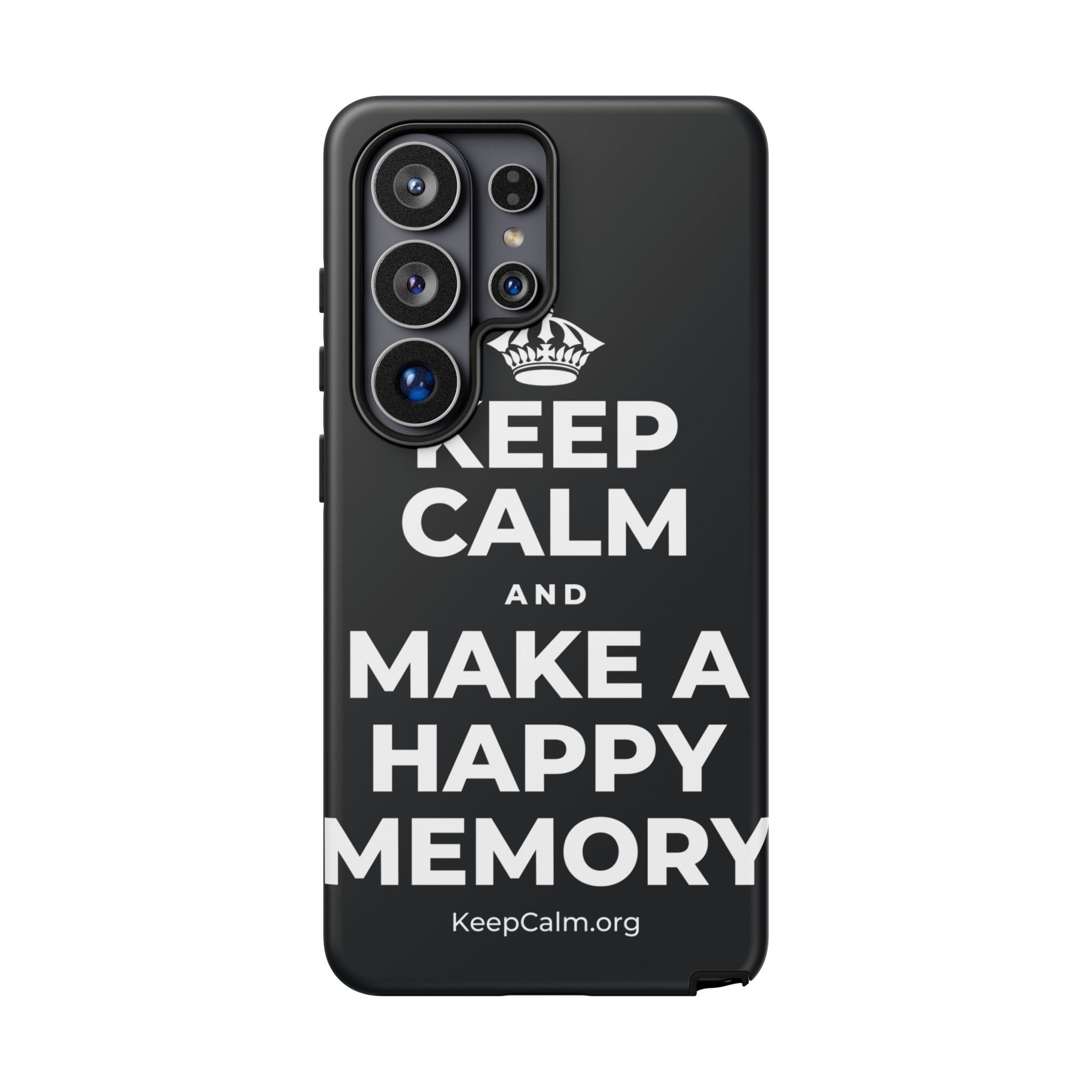 KEEP CALM AND MAKE A HAPPY MEMORY Phone Case (Dark)