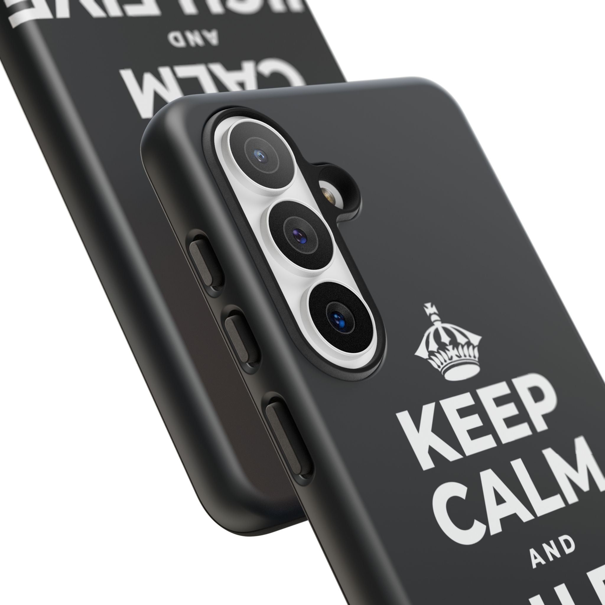 KEEP CALM AND HIGH FIVE SOMEONE Phone Case (Dark)