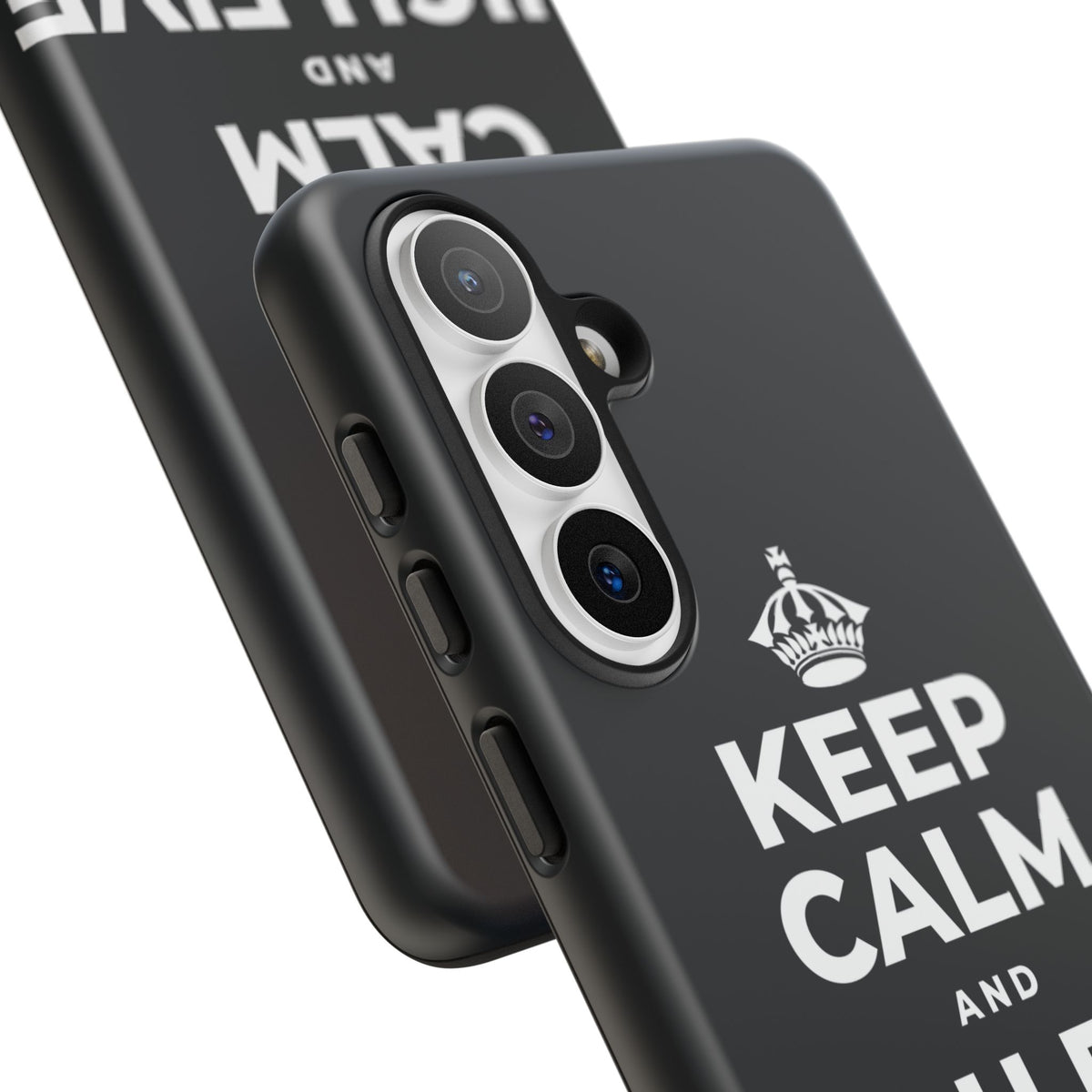 KEEP CALM AND HIGH FIVE SOMEONE Phone Case (Dark)