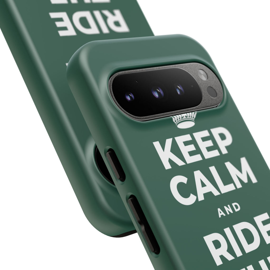 KEEP CALM AND RIDE THE GOOD WAVE Phone Case