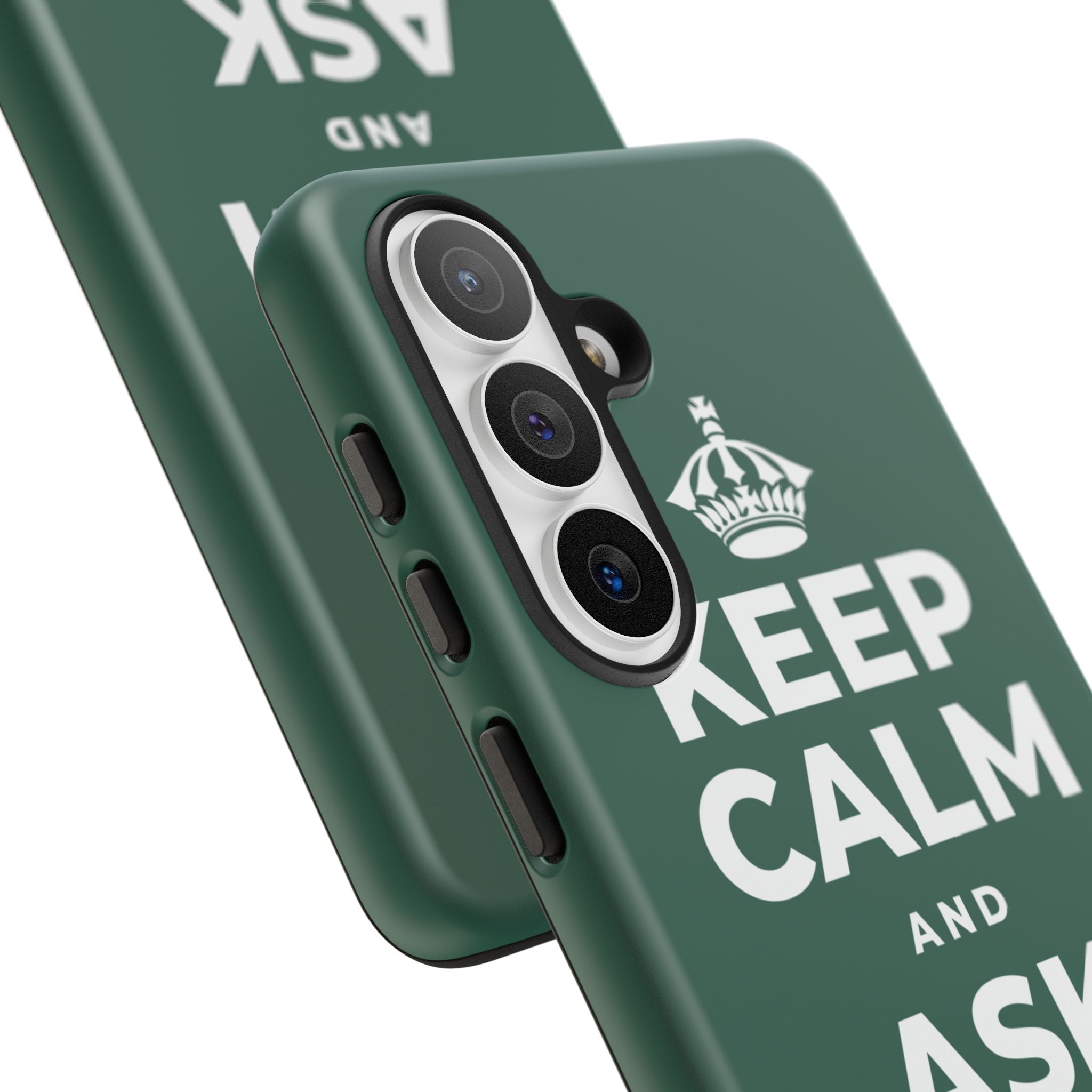 KEEP CALM AND ASK FOR HELP Phone Case