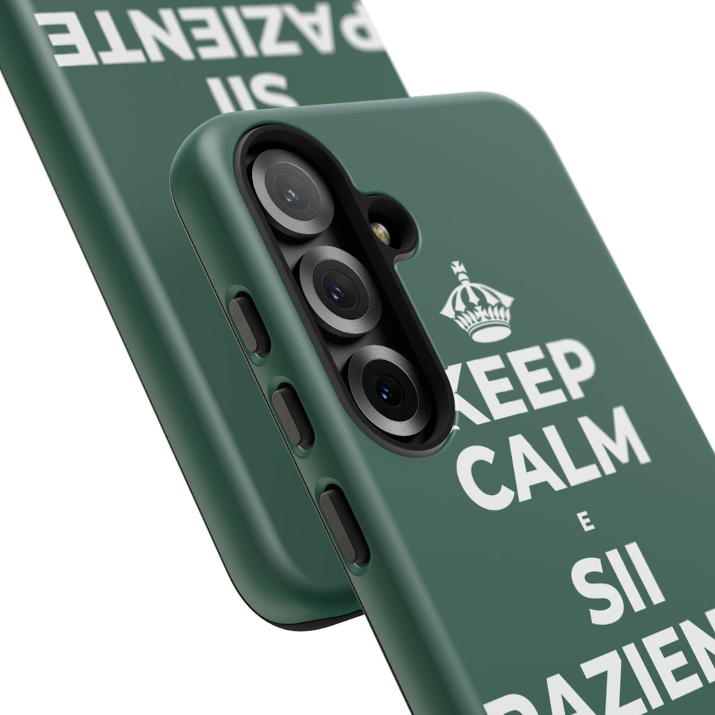 KEEP CALM E SII PAZIENTE CON LE NUOVE ABITUDINI Phone Case