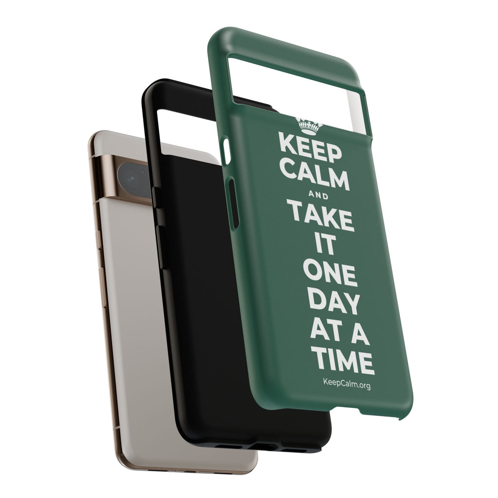 KEEP CALM AND TAKE IT ONE DAY AT A TIME Phone Case