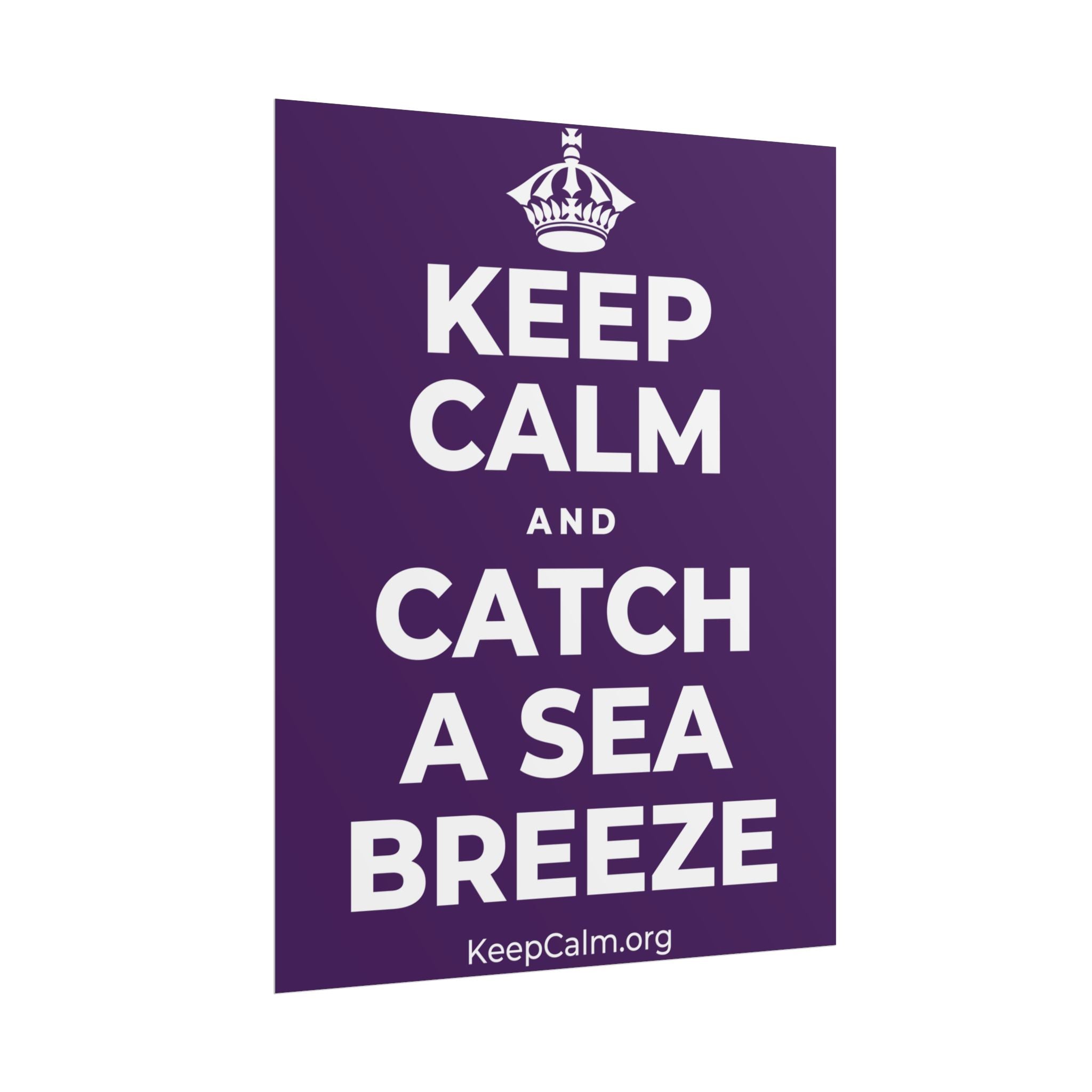 KEEP CALM AND CATCH A SEA BREEZE Poster