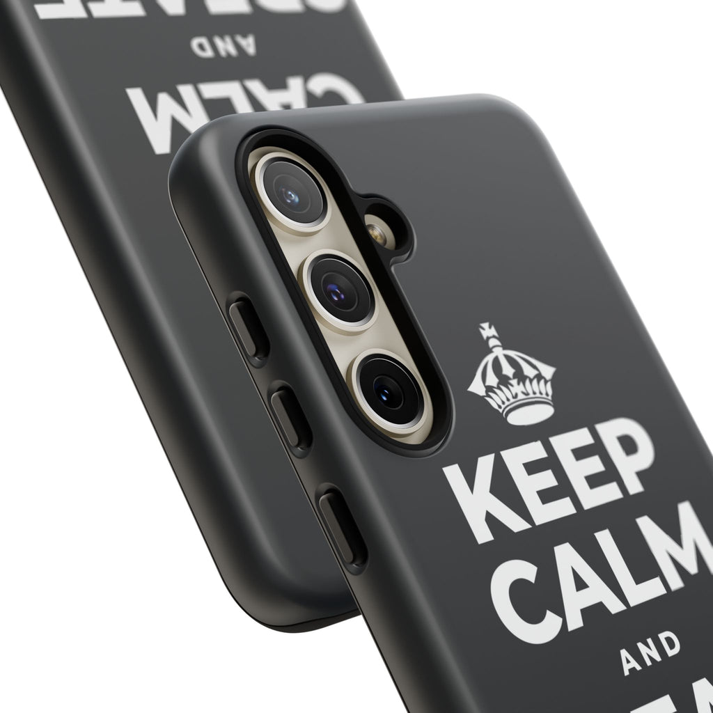 KEEP CALM AND CREATE MORE Phone Case (Dark)
