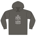 KEEP CALM AND LOOK ONCE Organic Hoodie Tee