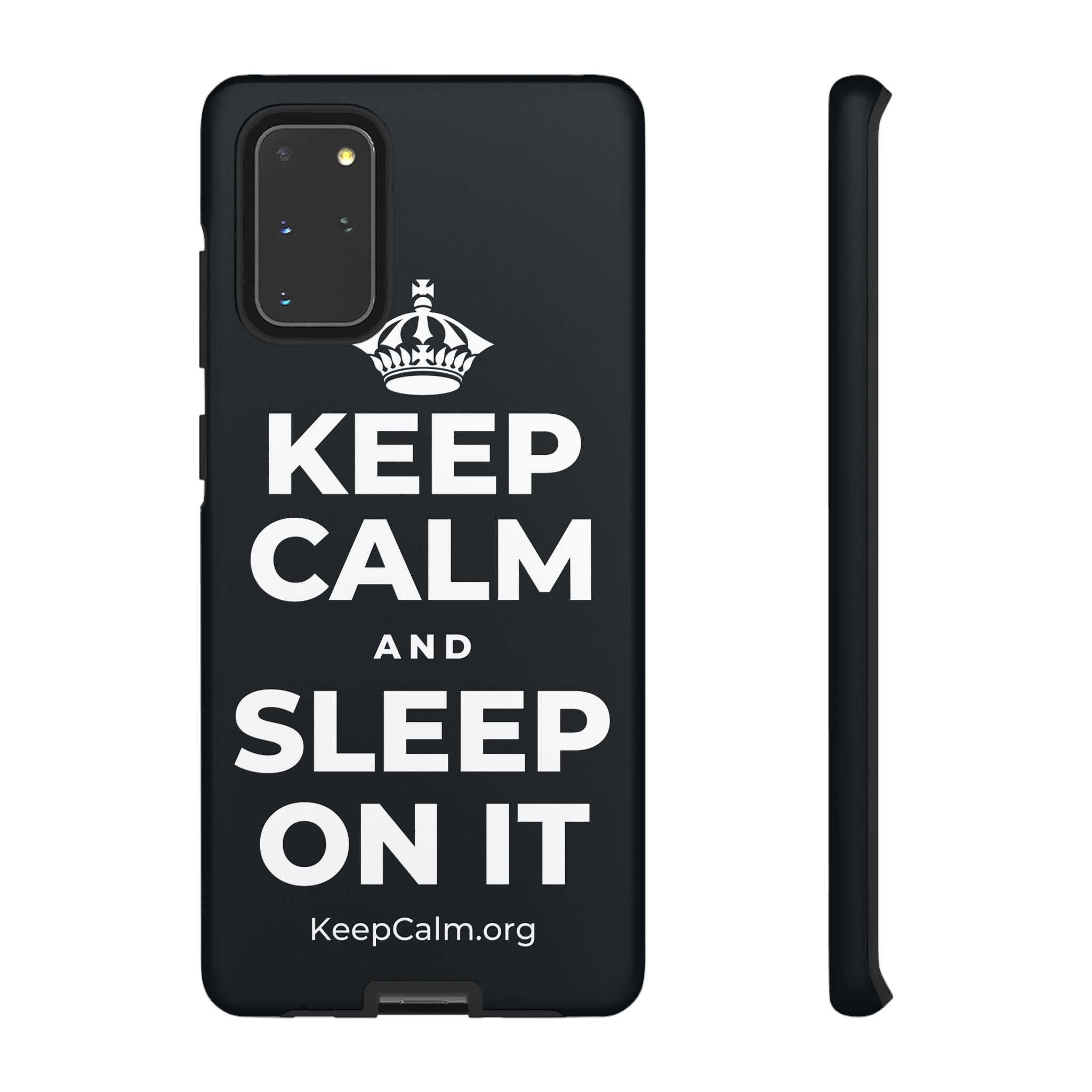 KEEP CALM AND SLEEP ON IT Phone Case (Dark)