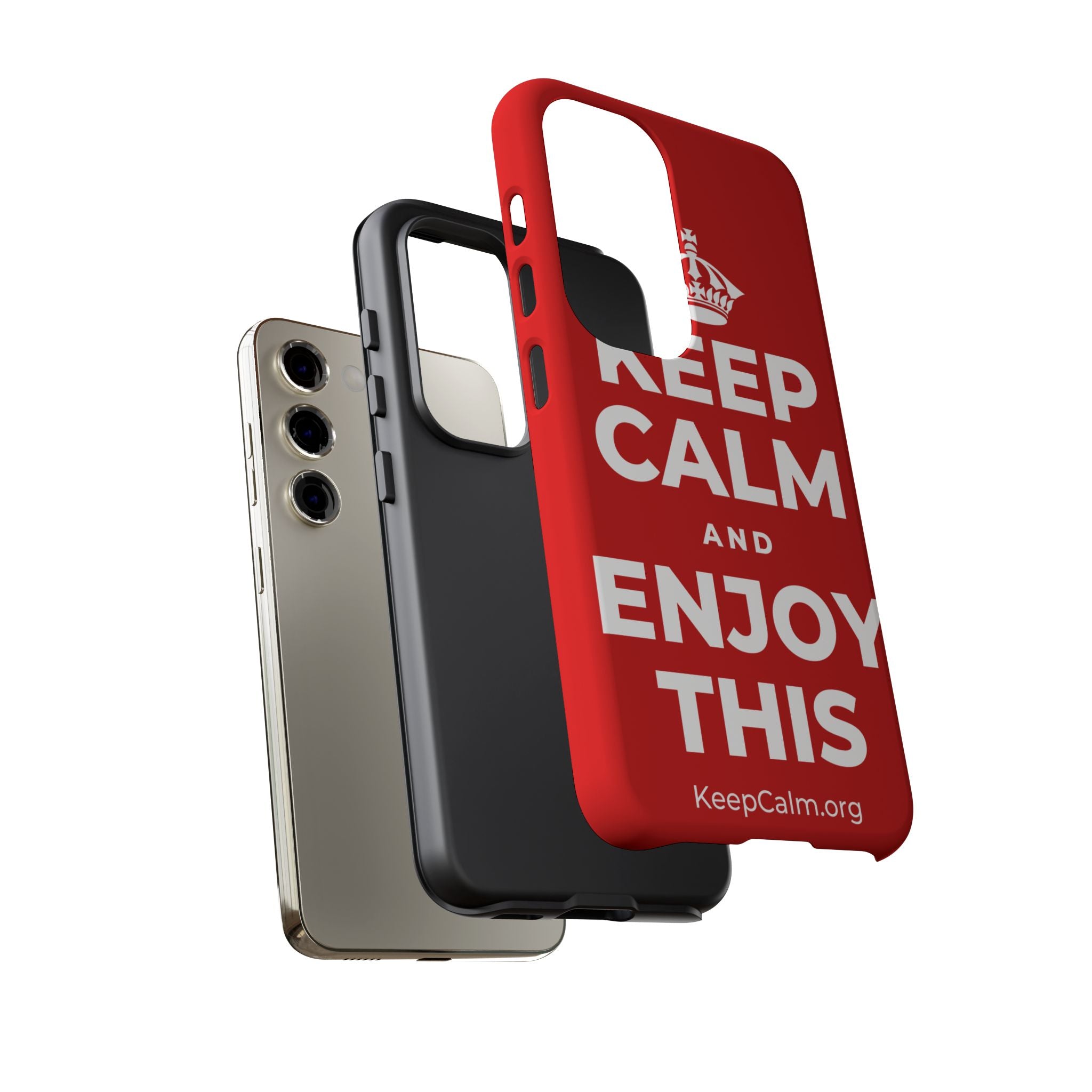KEEP CALM AND ENJOY THIS Phone Case