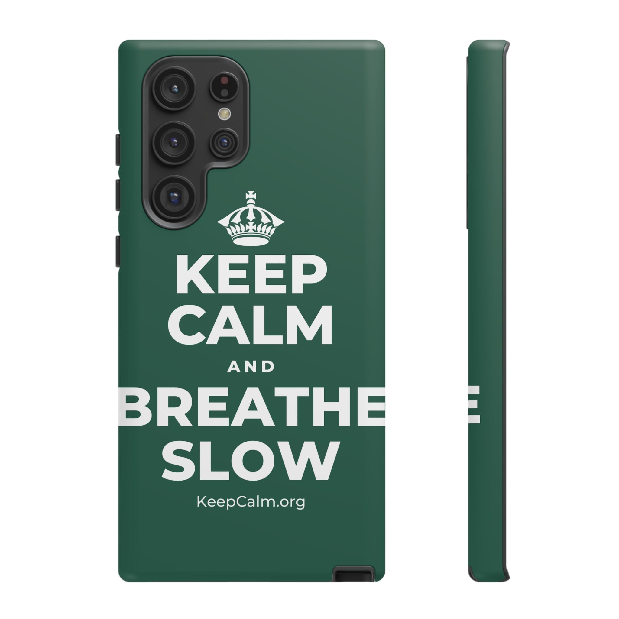 KEEP CALM AND BREATHE SLOW Phone Case