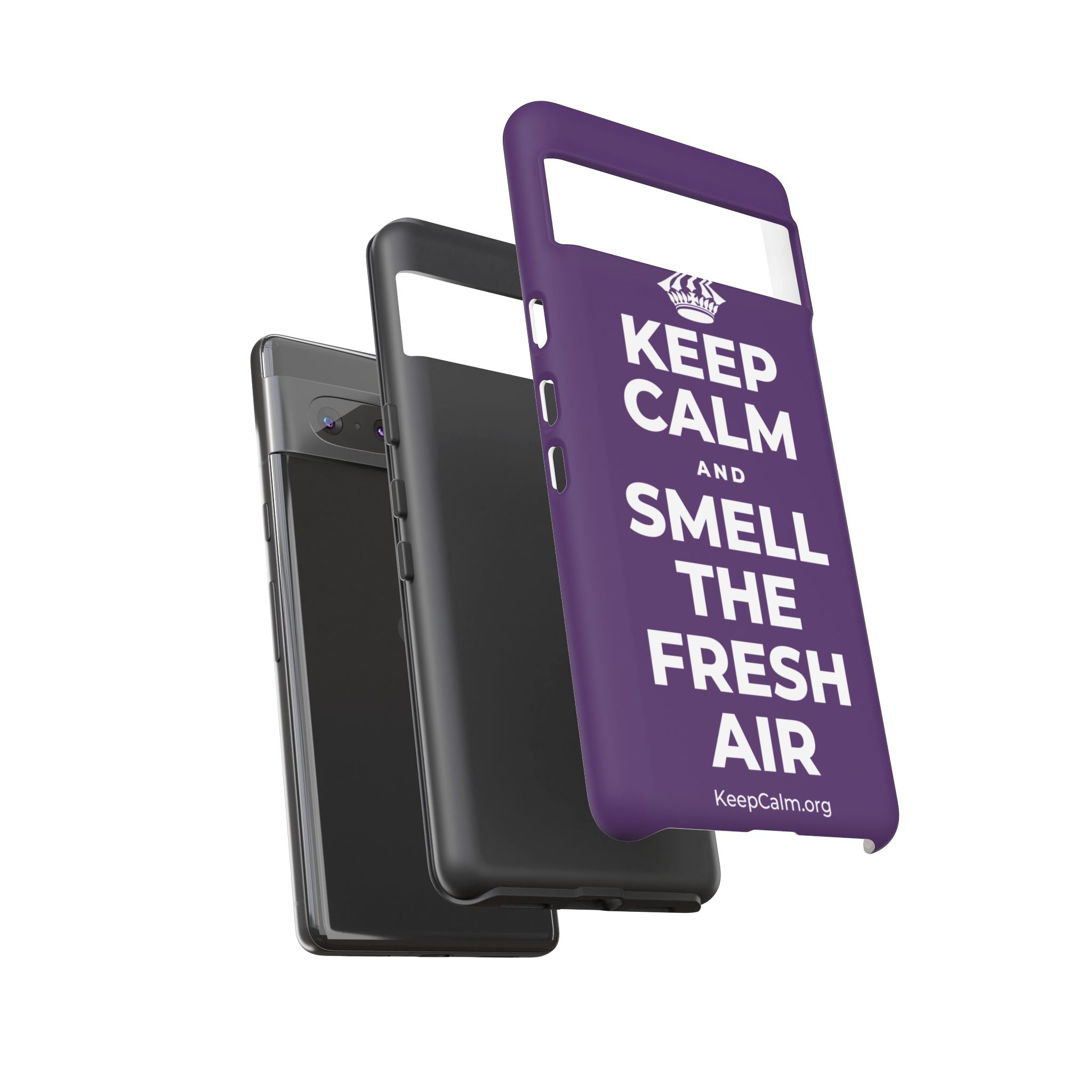 KEEP CALM AND SMELL THE FRESH AIR Phone Case