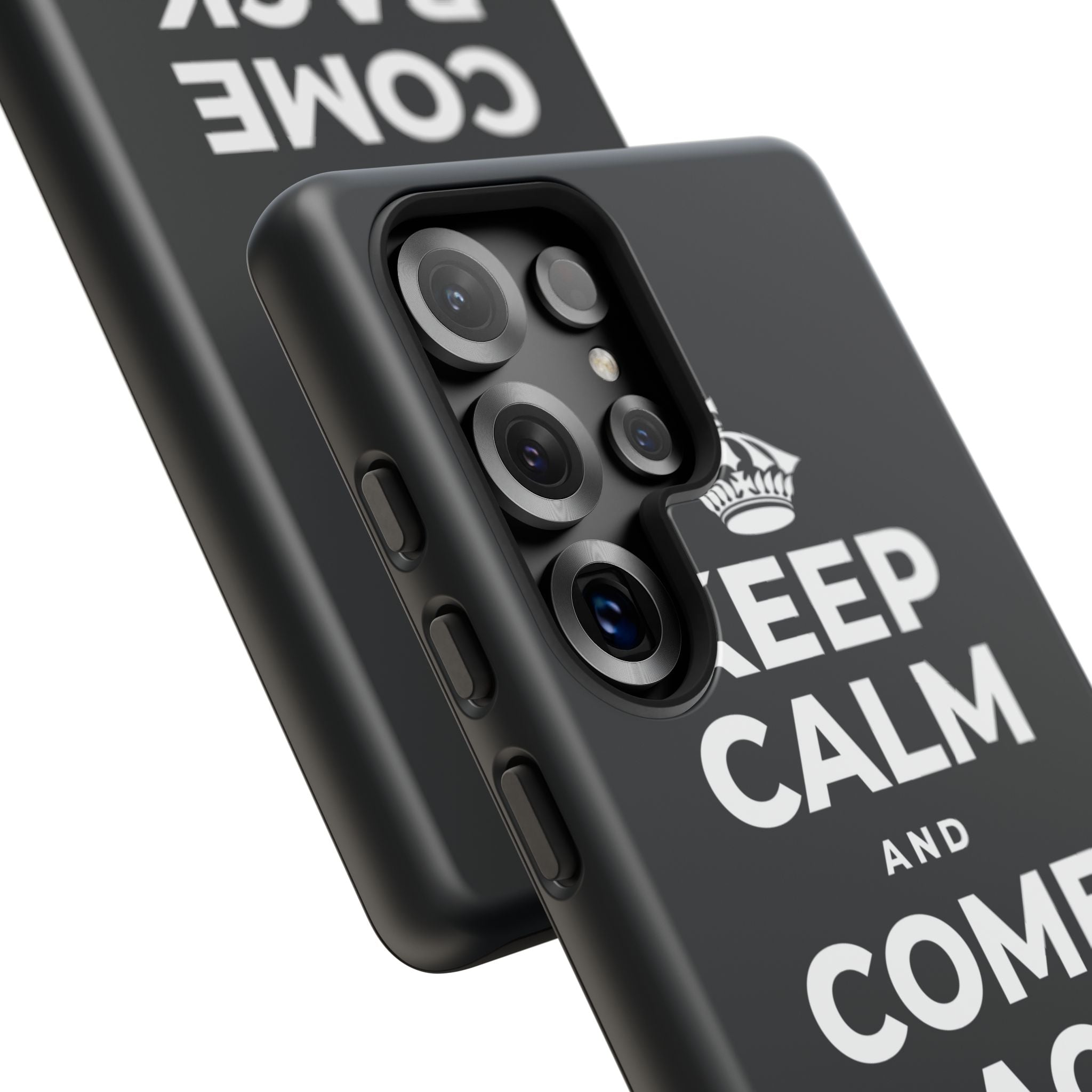 KEEP CALM AND COME BACK TO NOW Phone Case (Dark)