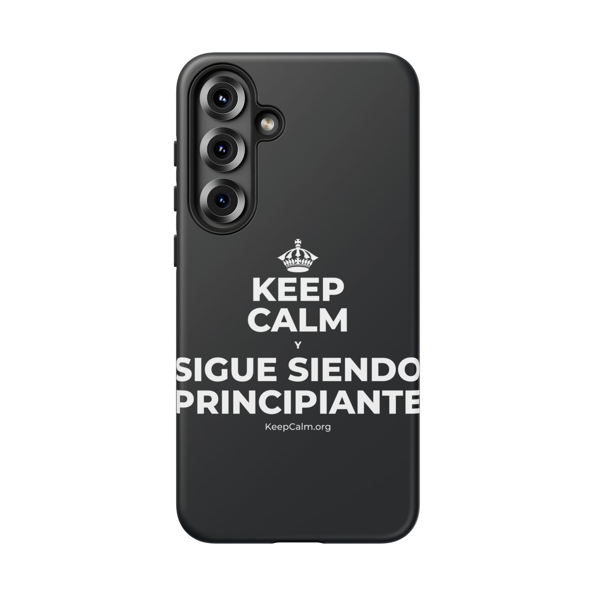 KEEP CALM Y SIGUE SIENDO PRINCIPIANTE Phone Case (Dark)