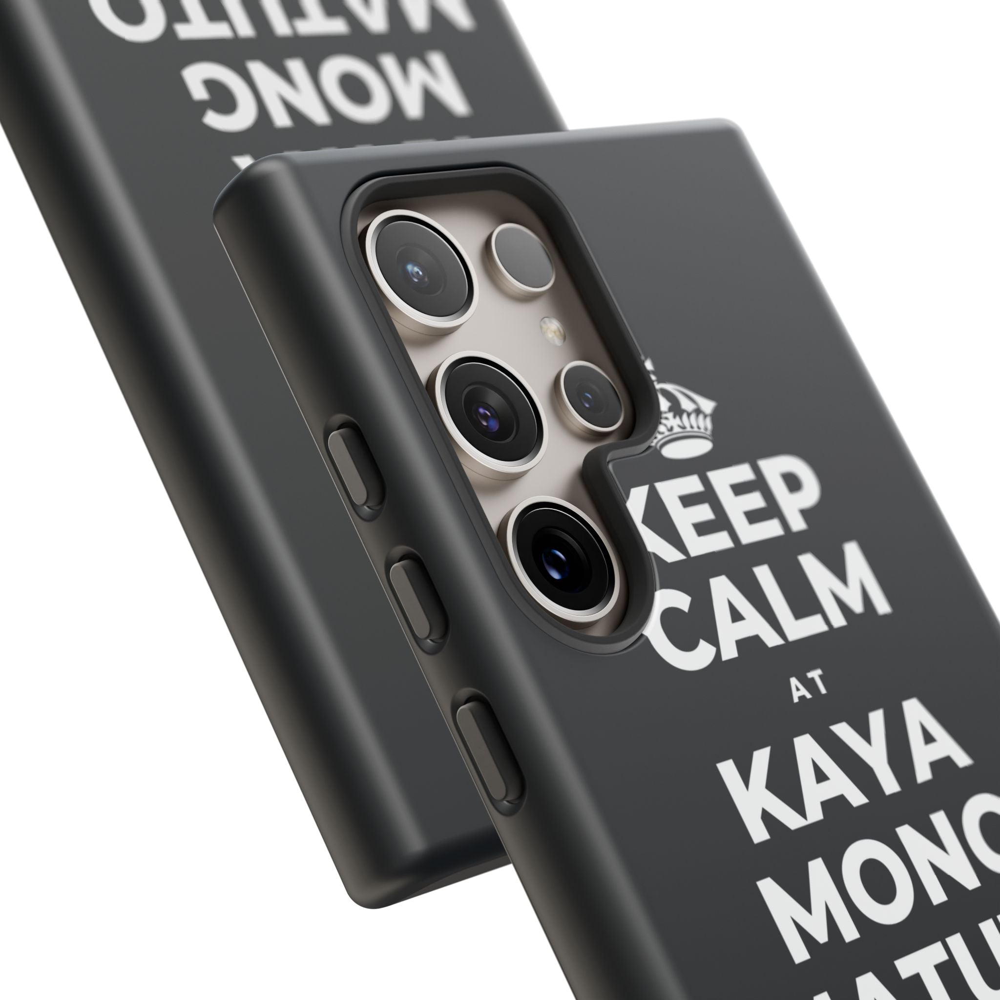 KEEP CALM AT KAYA MONG MATUTO NG KAHIT ANO Phone Case (Dark)