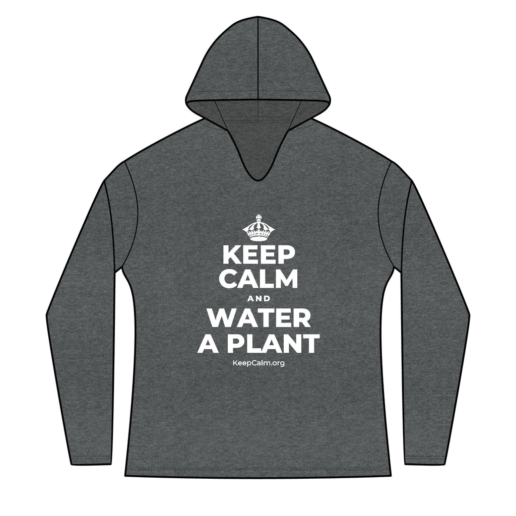 KEEP CALM AND WATER A PLANT Women's Long Sleeve Hoodie