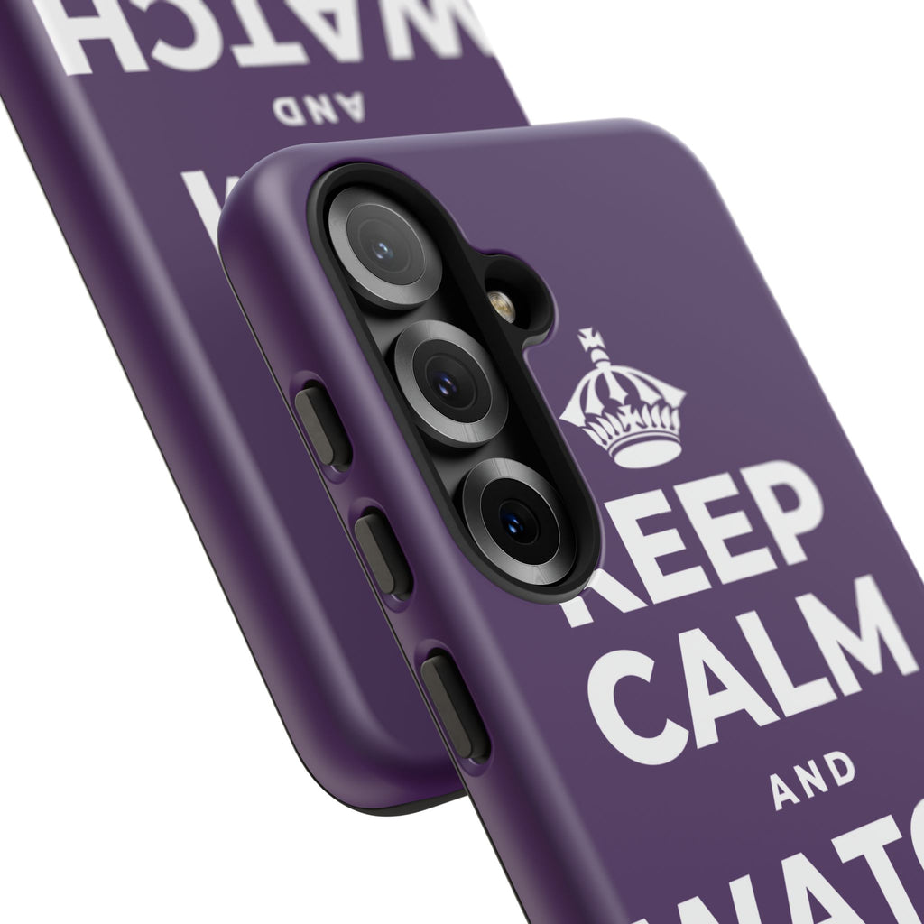 KEEP CALM AND WATCH THE CLOUDS Phone Case
