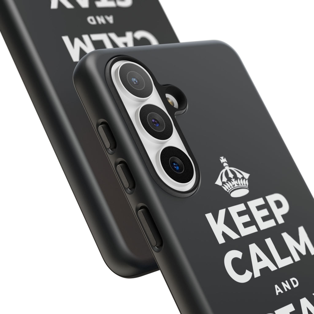 KEEP CALM AND STAY FEARLESS Phone Case (Dark)