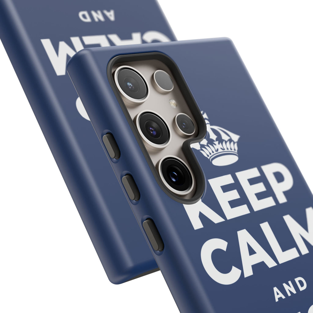 KEEP CALM AND JUST BE Phone Case