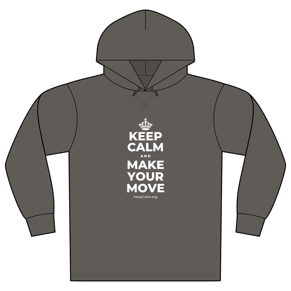 KEEP CALM AND MAKE YOUR MOVE Organic Hoodie Tee