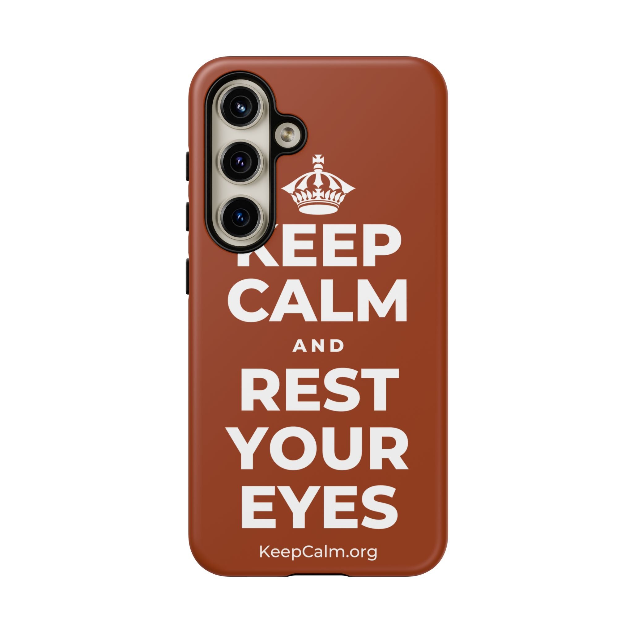 KEEP CALM AND REST YOUR EYES Phone Case