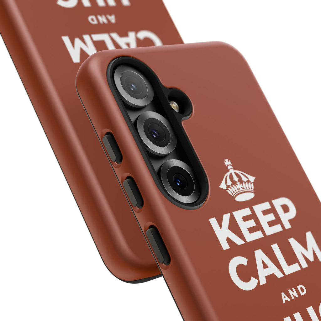 KEEP CALM AND HUG SOMEONE Phone Case