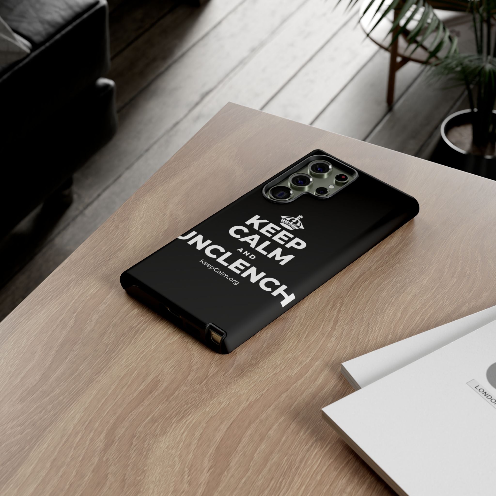 KEEP CALM AND UNCLENCH Phone Case