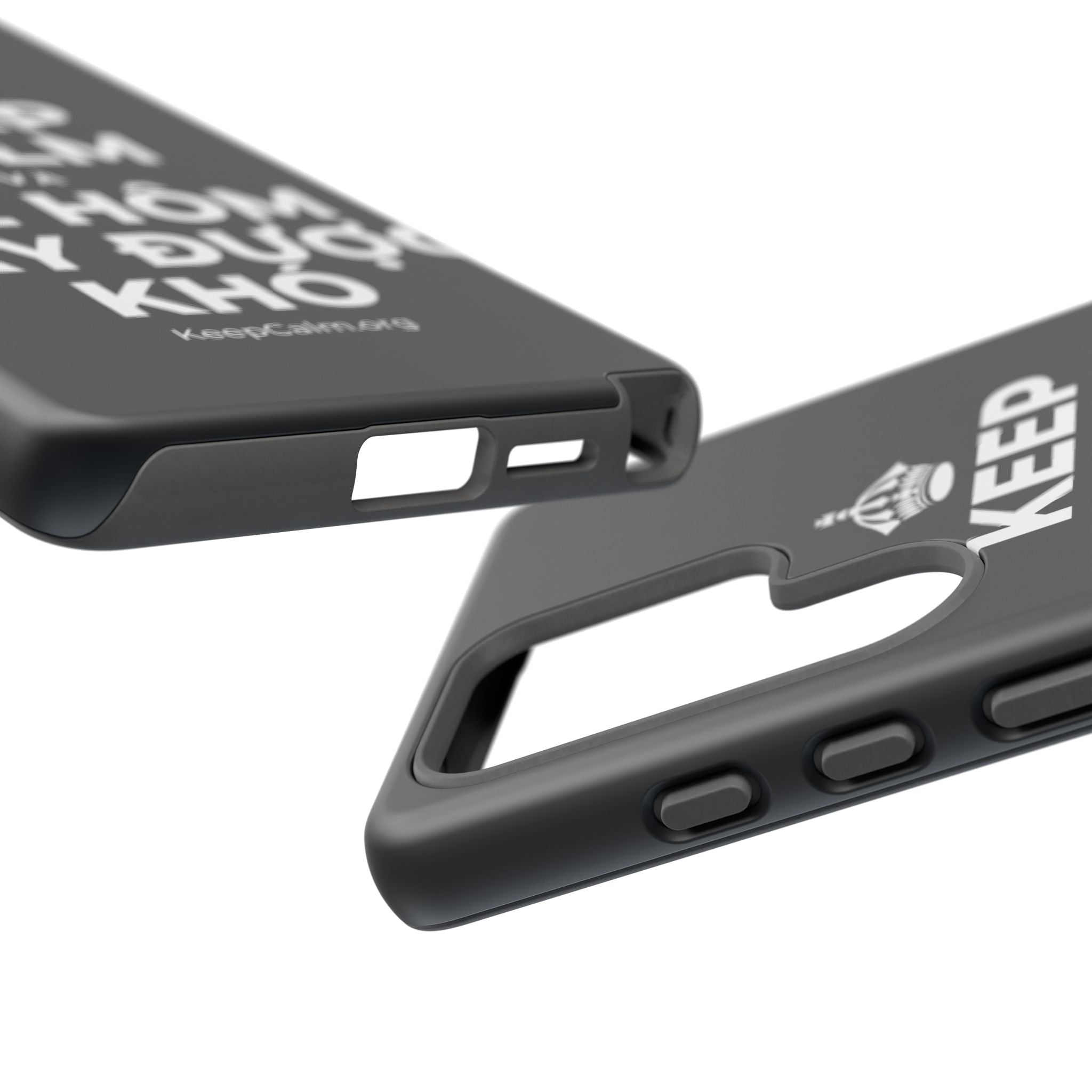KEEP CALM VÀ ĐỂ HÔM NAY ĐƯỢC KHÓ Phone Case (Dark)