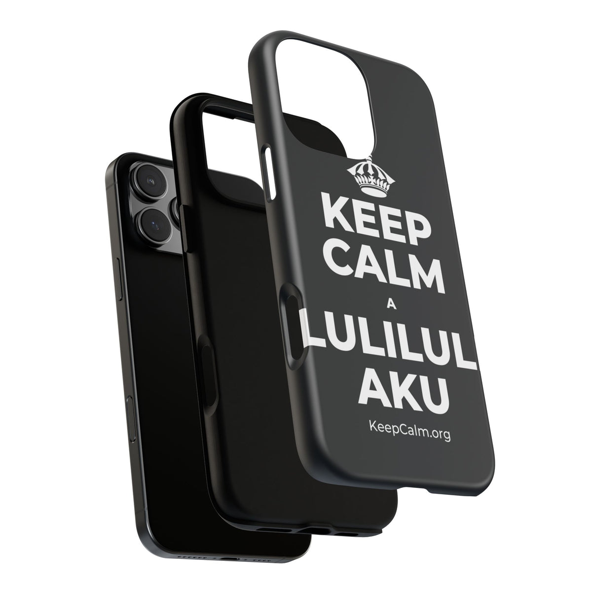 KEEP CALM A LULILULI AKU Phone Case (Dark)