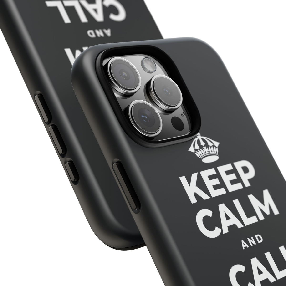 KEEP CALM AND CALL YOUR PEOPLE Phone Case (Dark)
