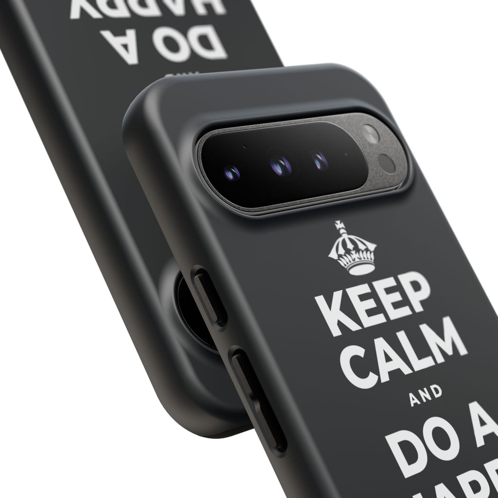 KEEP CALM AND DO A HAPPY LITTLE DANCE Phone Case (Dark)