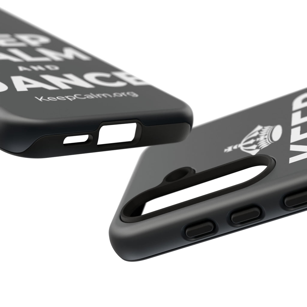 KEEP CALM AND DANCE Phone Case (Dark)