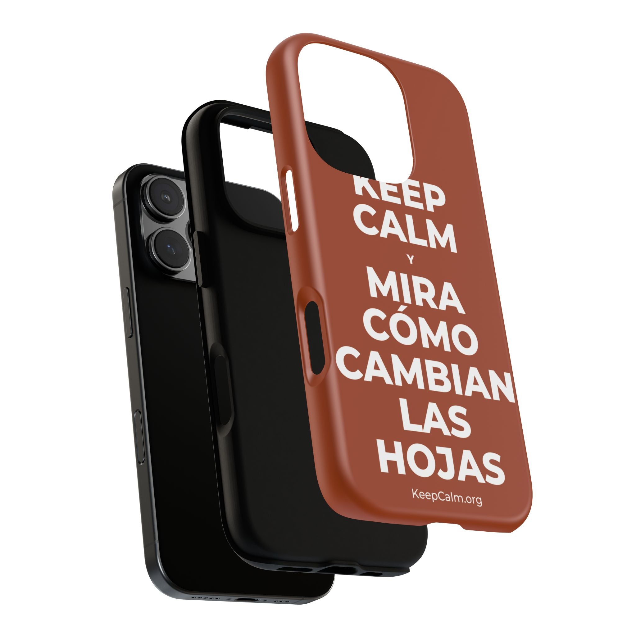 KEEP CALM Y MIRA CÓMO CAMBIAN LAS HOJAS Phone Case