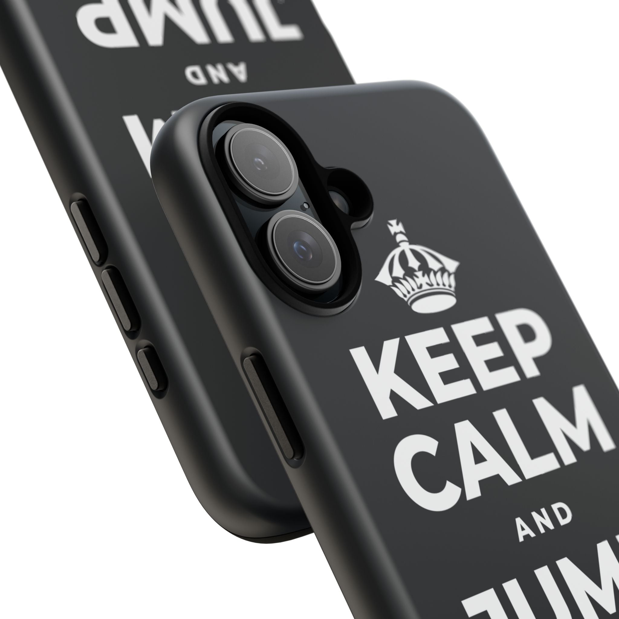 KEEP CALM AND JUMP IN A PUDDLE Phone Case (Dark)