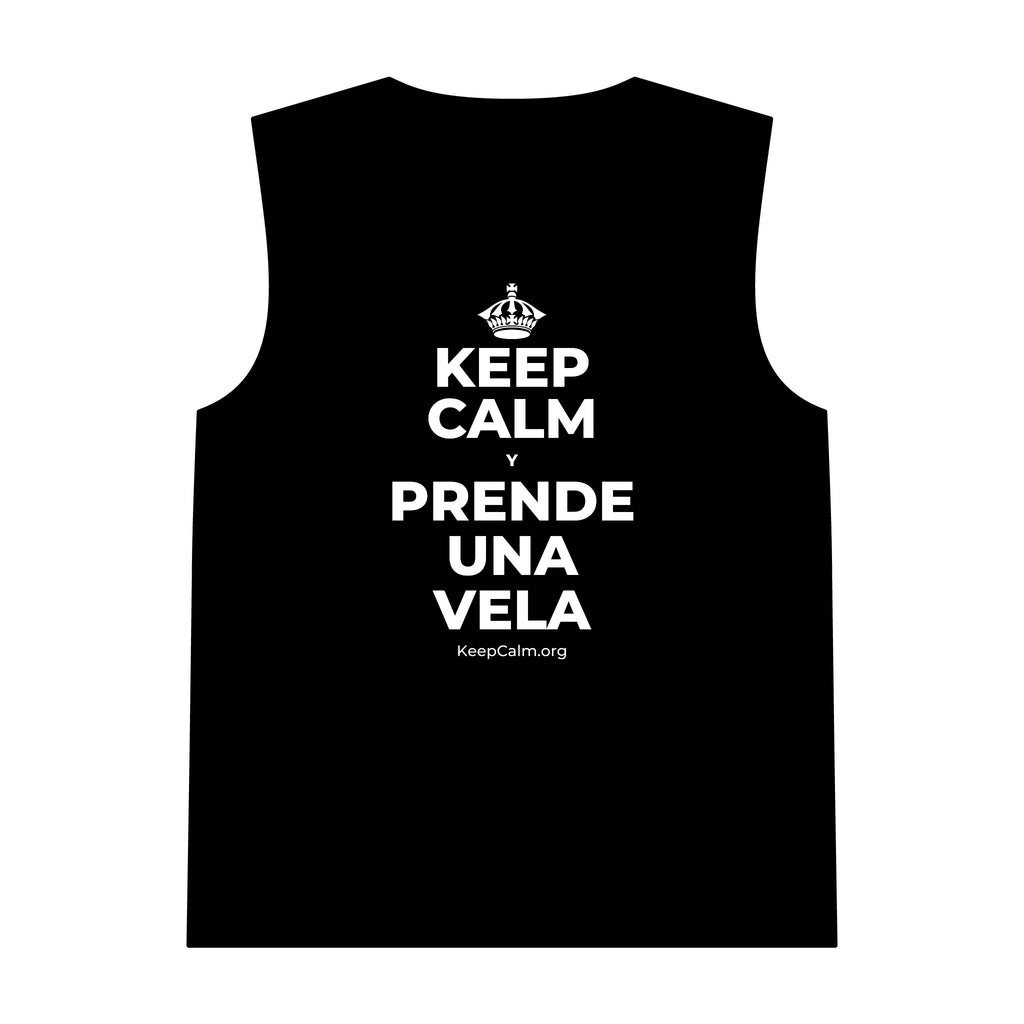 KEEP CALM Y PRENDE UNA VELA Tank Top